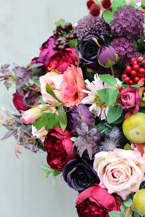 kwiatowa kompozycja nagrobna England Long, wym.33x77cm