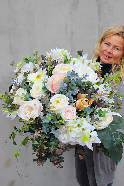 bukiet / dekoracja kwiatowa Magnificio, wym.45x80x60cm 