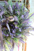 dekoracyjny wianek z lawendą, Lavender Home 2, śr.35cm