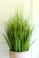 Concrete New 2, wysokiej jakości sztuczna trawa w betonowej donicy, wys.170cm