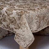 obrus tłoczony Residence Chocolate 140x140cm