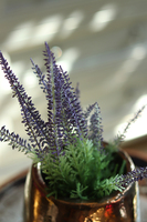 gałązka kwiatowa, wrzos - fioletowy, 1szt, dł.18cm