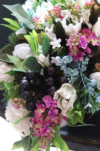 barwna kompozycja kwiatowa, Wiosenny Czas, wys.25cm