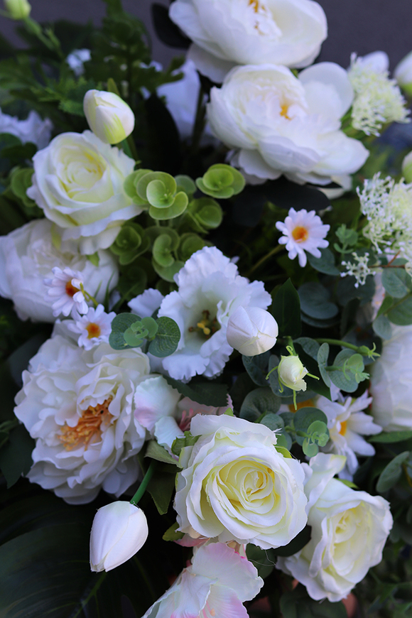 Mirar, komplet dekoracji nagrobnych, wiązanka + bukiet