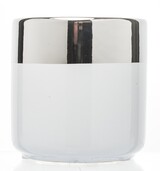 Glenn White&Silver osłonka ceramiczna, wym.10x10.5cm