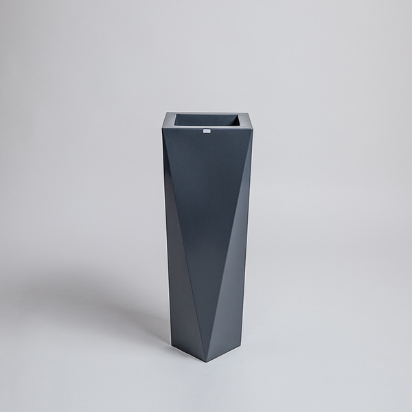 Rossa donica antracyt 38x75cm