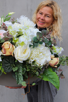 bukiet / dekoracja kwiatowa Magnificio, wym.45x80x60cm 