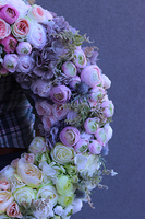 Carmen II, dużych rozmiarów wieniec dekoracyjny, śr.70cm  