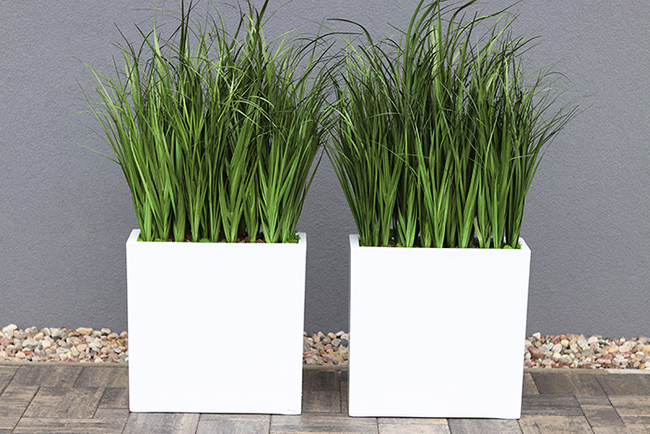 Marco Hilonea, sztuczne trawy w donicy Fiberglass, 1szt. wys.110cm