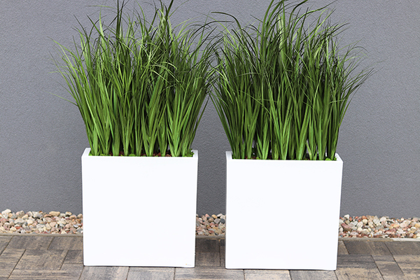 Marco Hilonea, sztuczne trawy w donicy Fiberglass, 1szt. wys.110cm