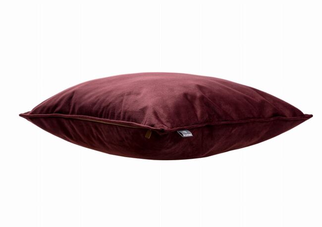 poduszka dekoracyjna welurowa, Velvetia, bakłażanowy fiolet, wym.50x50cm