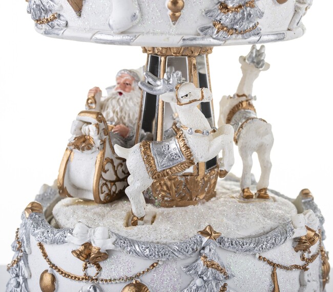 Zimowa Karuzela, bożonarodzeniowa pozytywka A, wym.17x11.5cm