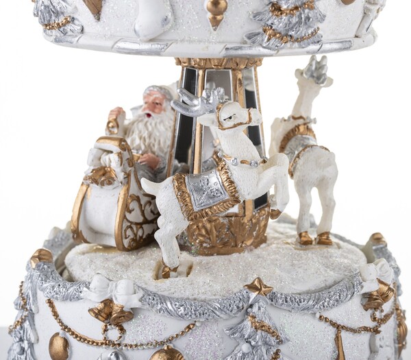 Zimowa Karuzela, bożonarodzeniowa pozytywka A, wym.17x11.5cm