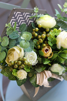 flowerbox, koperta z kwiatami, Green Life, wym.30x20x6.5cm 