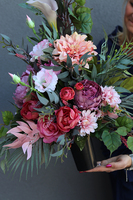 Dellano, elegancki bukiet nagrobny, wys.62cm 