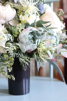 Turqusia, bukiet/kompozycja nagrobna, wys.50cm