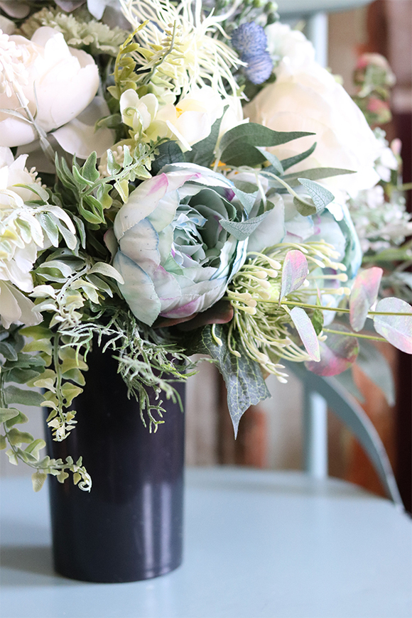 Turqusia, bukiet/kompozycja nagrobna, wys.50cm