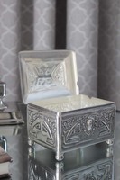 cukiernica posrebrzana Orient