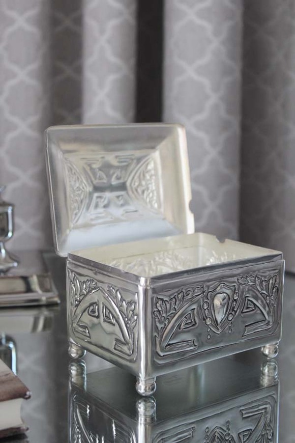 cukiernica posrebrzana Orient 