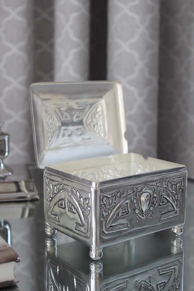 cukiernica posrebrzana Orient 