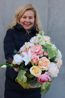 bukiet / kwiatowa kompozycja PasteLova, wys.39cm