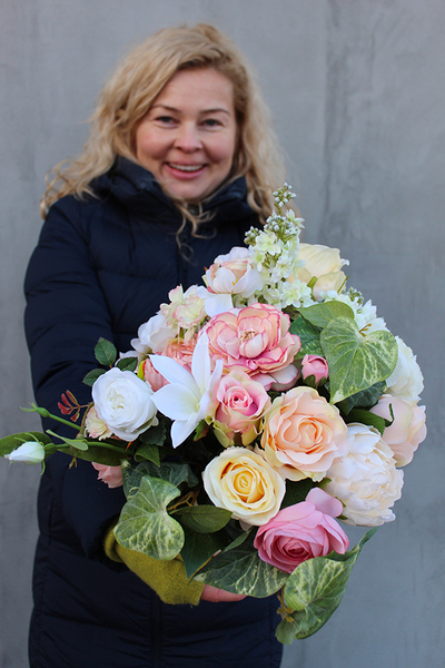 bukiet / kwiatowa kompozycja PasteLova, wys.39cm