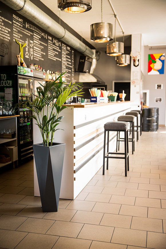 Rossa donica antracyt 38x75cm