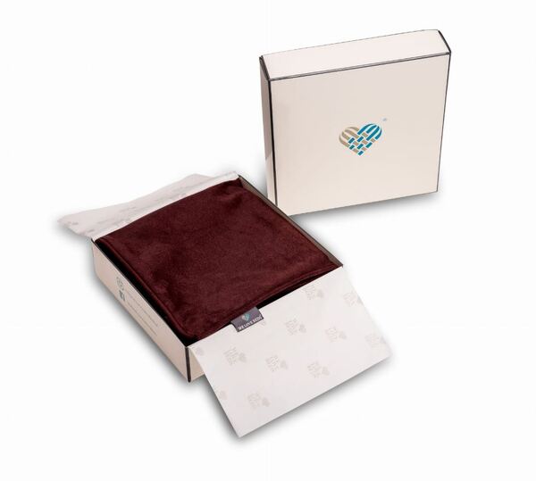 poduszka dekoracyjna welurowa, Velvetia, bakłażanowy fiolet, wym.50x50cm