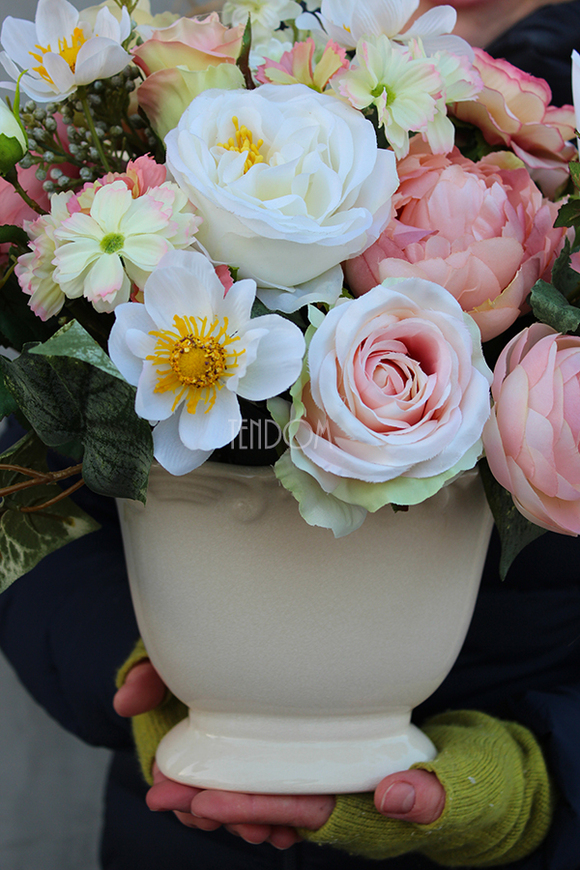 bukiet / kwiatowa kompozycja PasteLova, wys.39cm