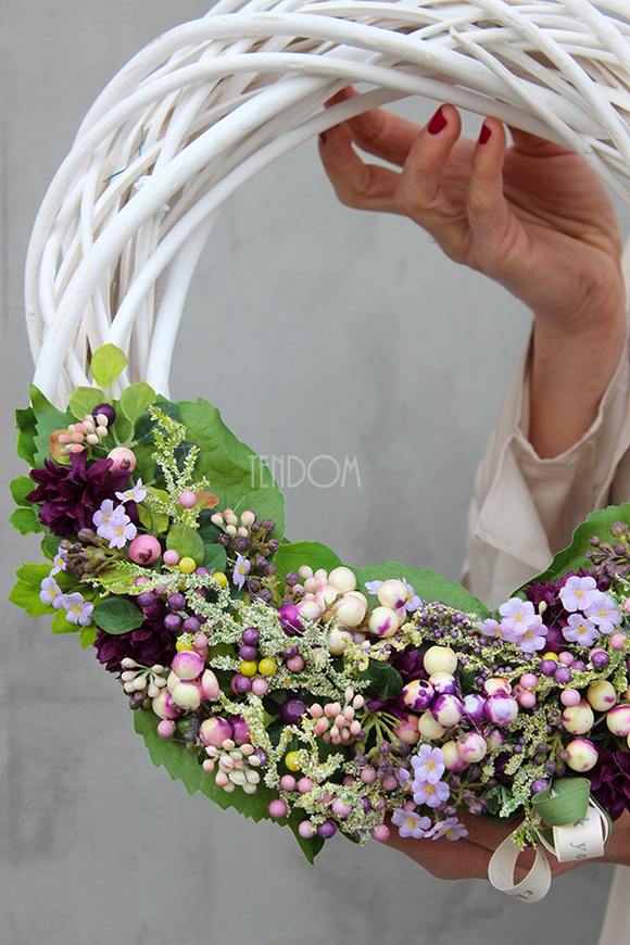 dekoracyjny wianek wiosenny Telimena, śr. 36cm