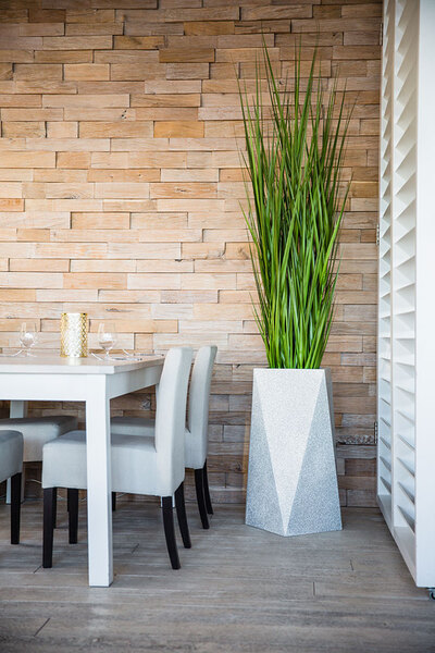 Nevis donica jasny marmurek z wewnętrzną półką 46x75cm