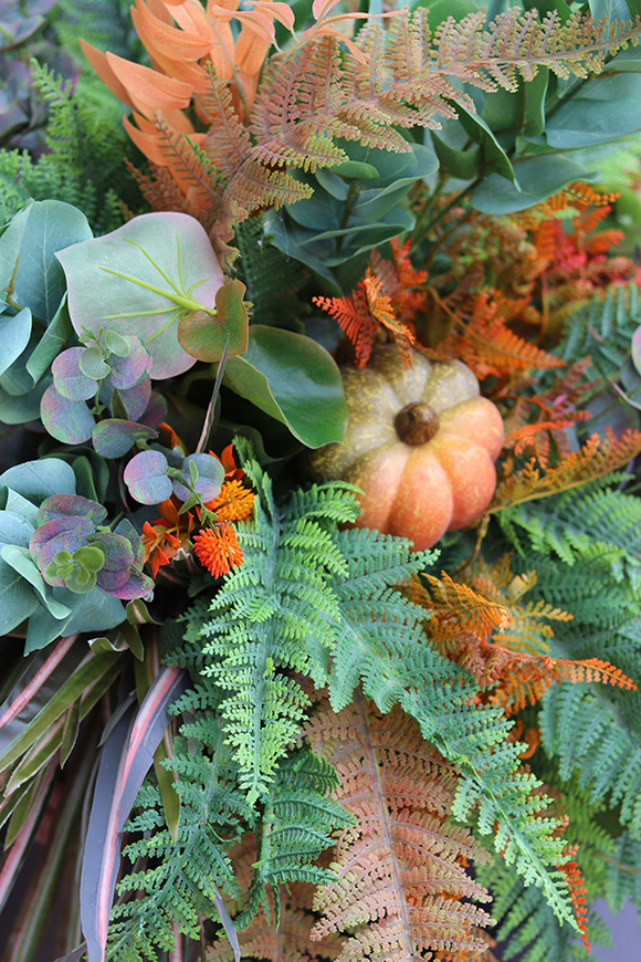 Jesienna Zorza, kompozycja kwiatowa / bukiet, wys.110cm  