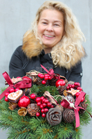 bożonarodzeniowy wianek / stroik Home Sweet Home śr.28 cm