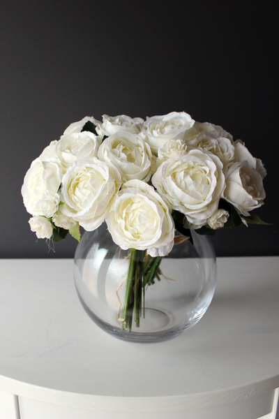 wazon Szklana Kula wys.17cm, śr.22cm