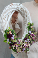 dekoracyjny wianek wiosenny Telimena, śr. 36cm