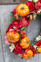 czarująca Radosna Jesień / efektowny wianek na drzwi śr.40cm