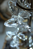 OD RĘKI akrylowa dekoracyjna zawieszka, Kryształy Motyle, dł.57cm