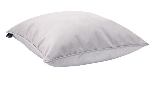 OD RĘKI poduszka dekoracyjna welurowa, Velvetia, jasna szarość, wym.50x50cm