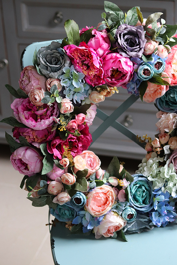 Caryca Exclusive Spring, duży wianek na drzwi, śr.55cm