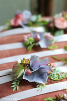 kwiatowe obrączki na serwetki, Floriana, kpl.6szt