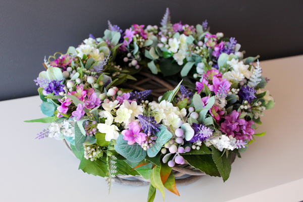 dekoracyjny wianek na drzwi Theresa, śr.34cm