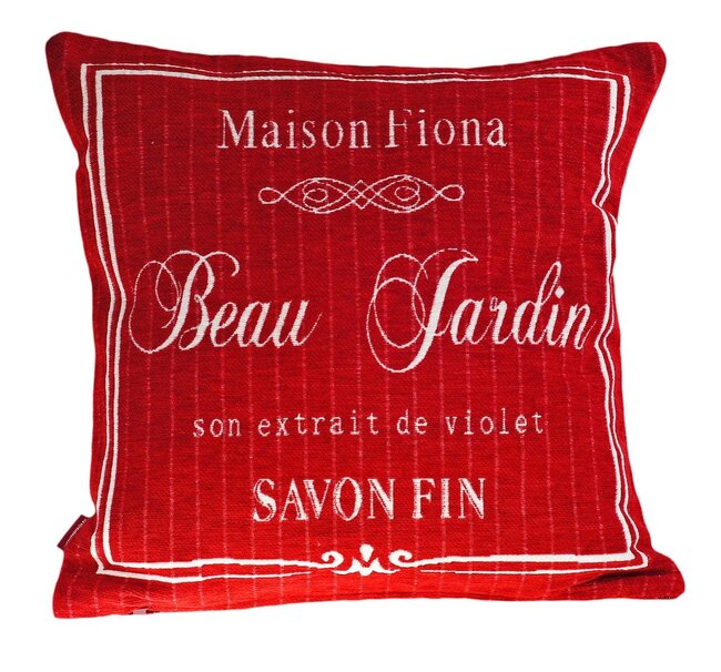 poszewka na poduszkę Beau Jardin Red 45x45cm