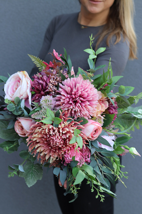 Astry, komplet dekoracji nagrobnych, bukiet & kompozycja