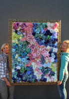 Bohemia, efektowna kwietna dekoracja w Twojej ramie, wym.100x100cm