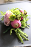 Messano, mini dekoracja kwiatowa / jednostronny bukiecik, dł.22cm