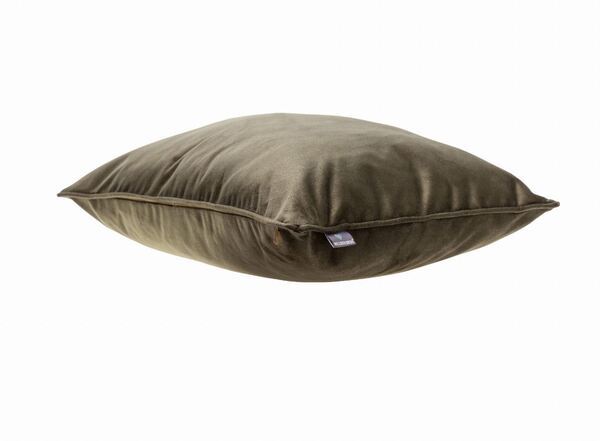 poduszka dekoracyjna welurowa, Velvetia, jesienna zieleń, wym.50x50cm