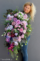 Stella New Design, wiązanka nagrobna, dł.88cm 