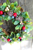 jesienny dekoracyjny wianek Skarby Jesieni, śr.32cm 