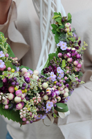 dekoracyjny wianek wiosenny Telimena, śr. 36cm