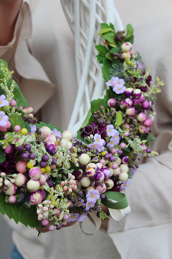 dekoracyjny wianek wiosenny Telimena, śr. 36cm